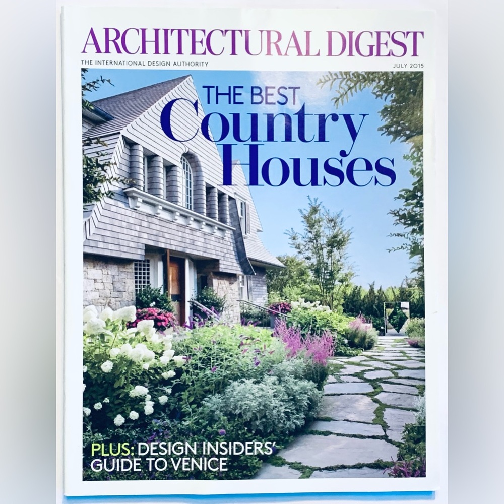 July 2015 Architectural Digest The Best Country Houses Venice